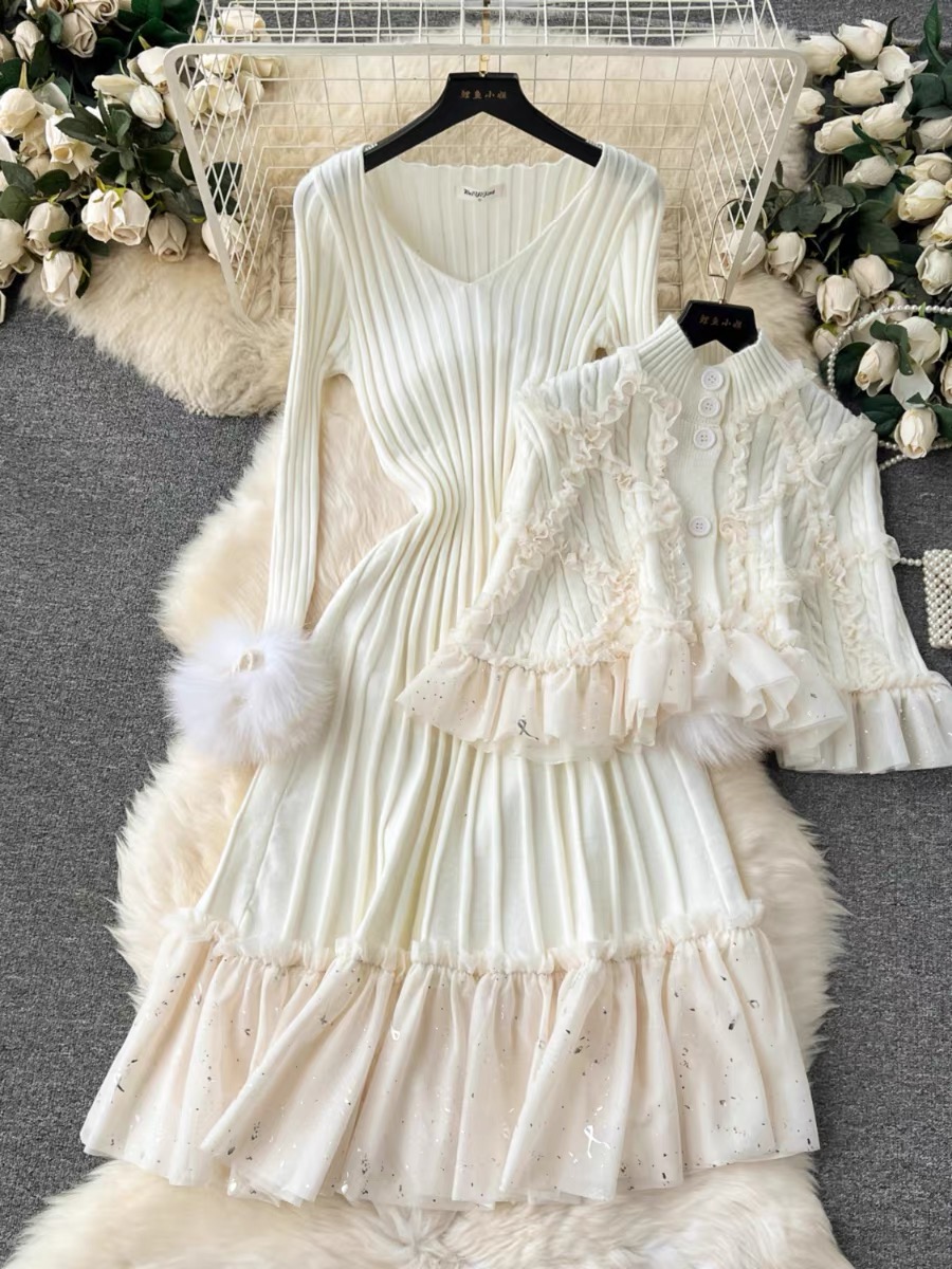 One warm night only knitted set KD236 images